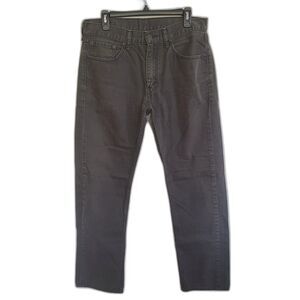 Men's Levi's 505 Regular Fit Straight Leg Jeans - 33 x 34 - Classic Gray Denim